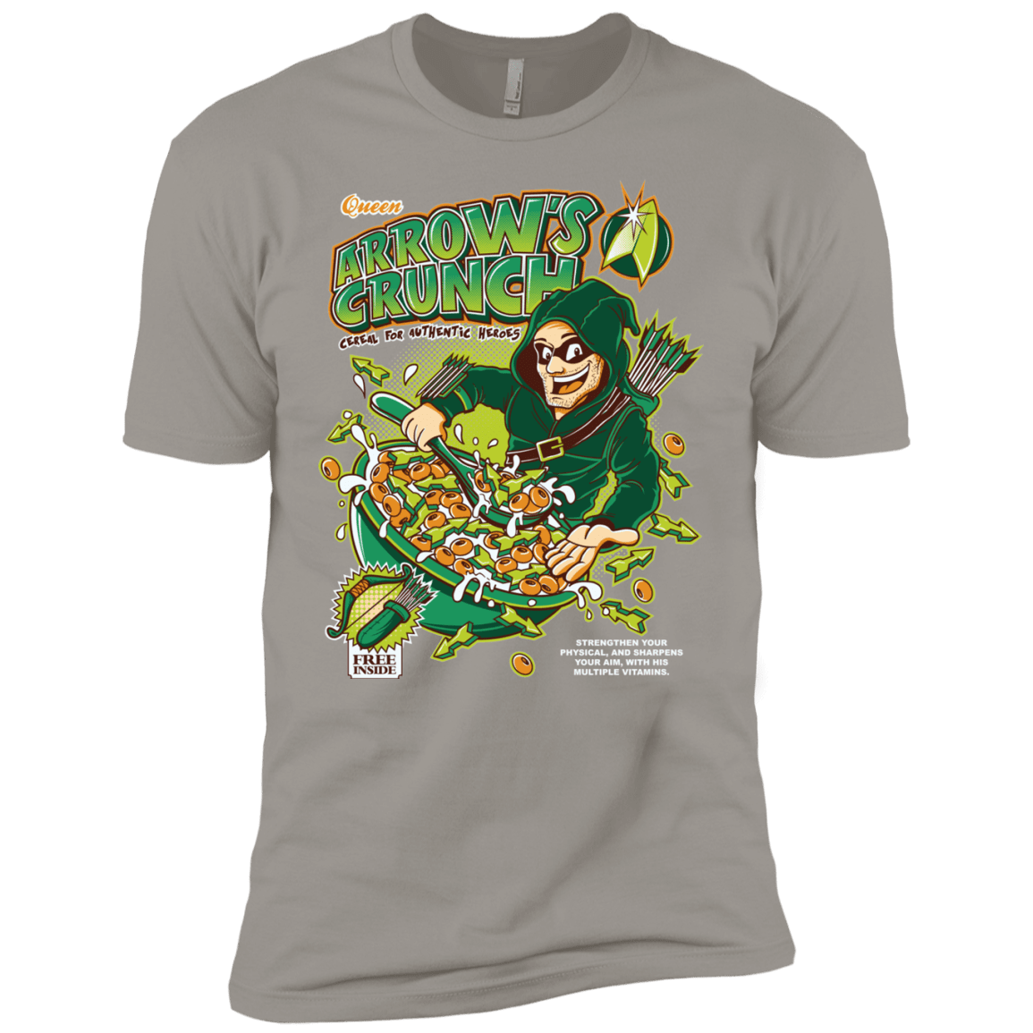T-Shirts Light Grey / YXS Arrow's Crunch Boys Premium T-Shirt