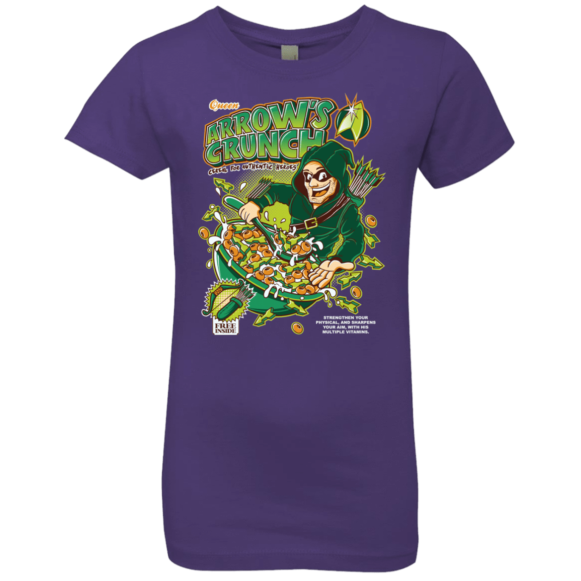 T-Shirts Purple Rush / YXS Arrow's Crunch Girls Premium T-Shirt