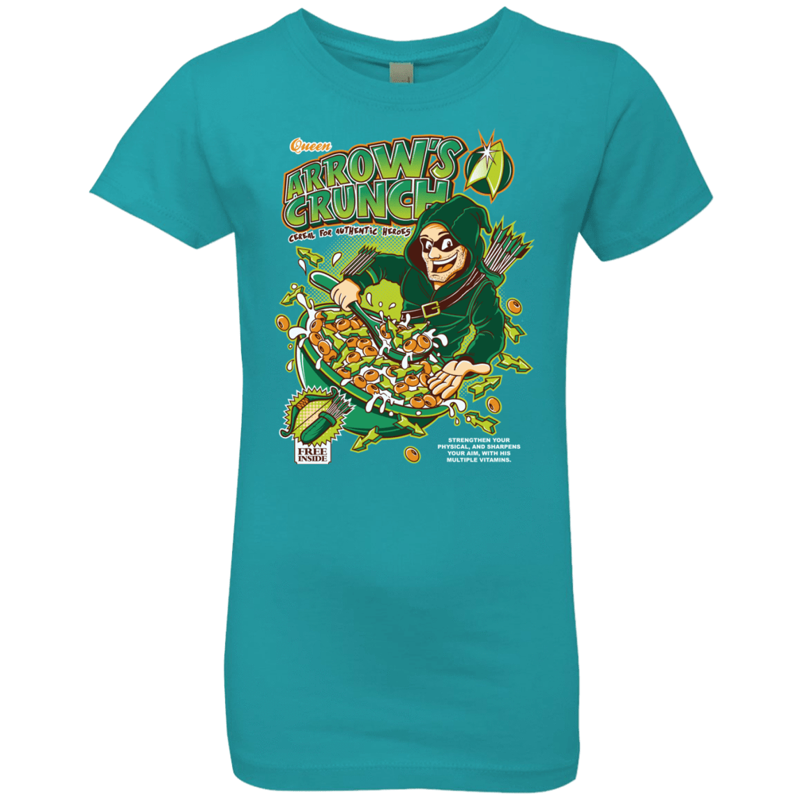 T-Shirts Tahiti Blue / YXS Arrow's Crunch Girls Premium T-Shirt