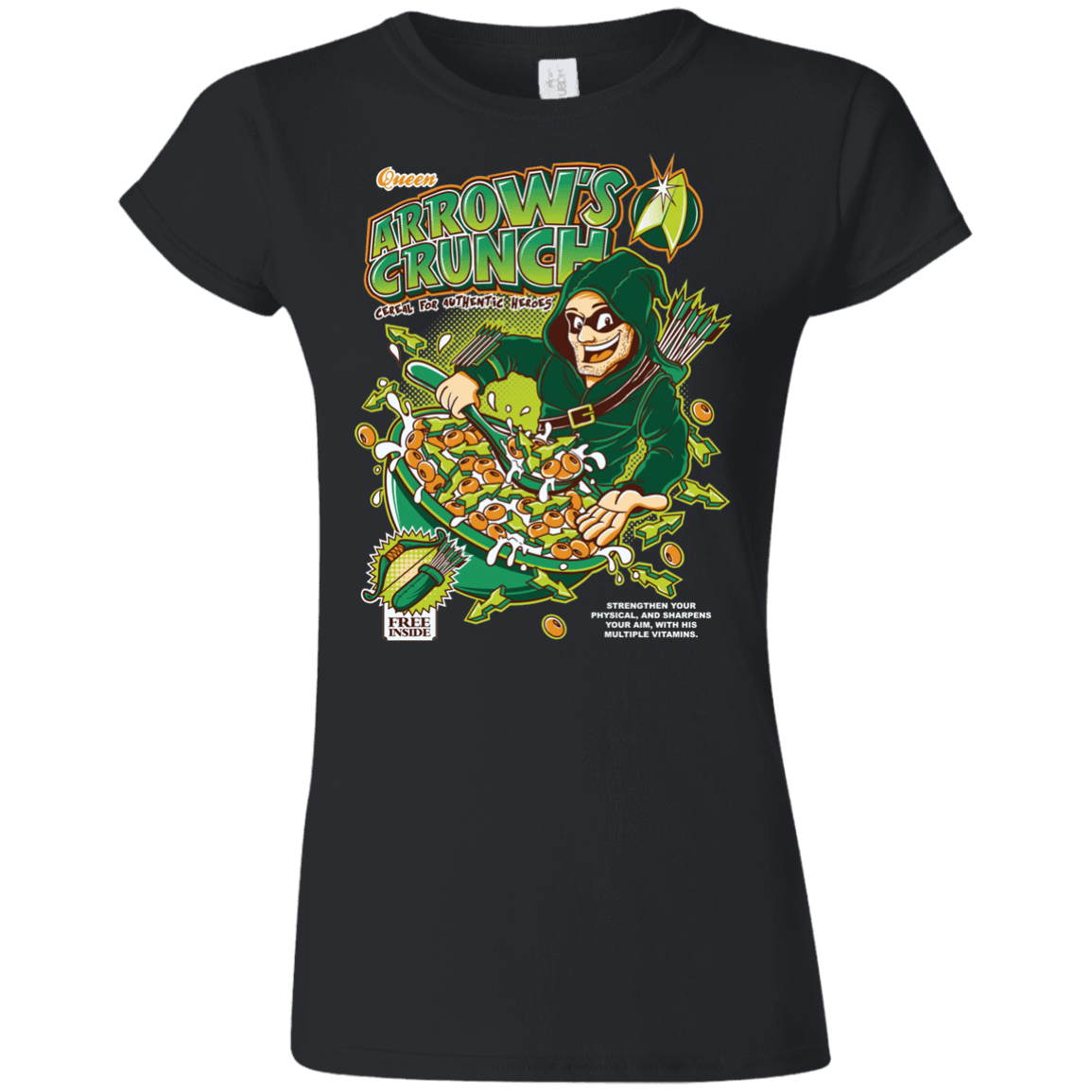 T-Shirts Black / S Arrow's Crunch Junior Slimmer-Fit T-Shirt