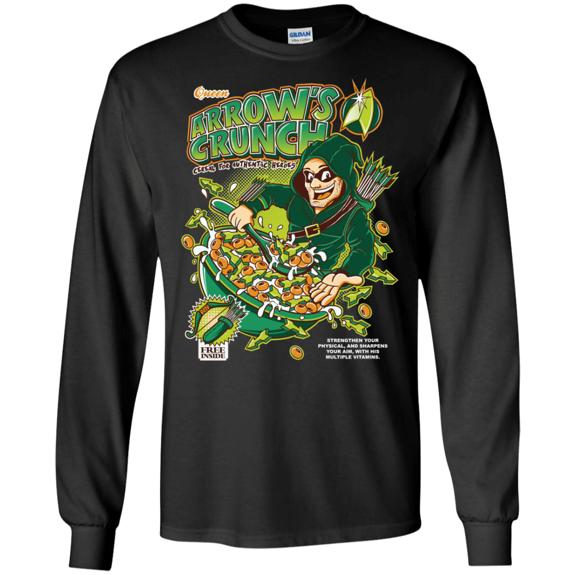 T-Shirts Black / S Arrow's Crunch Men's Long Sleeve T-Shirt