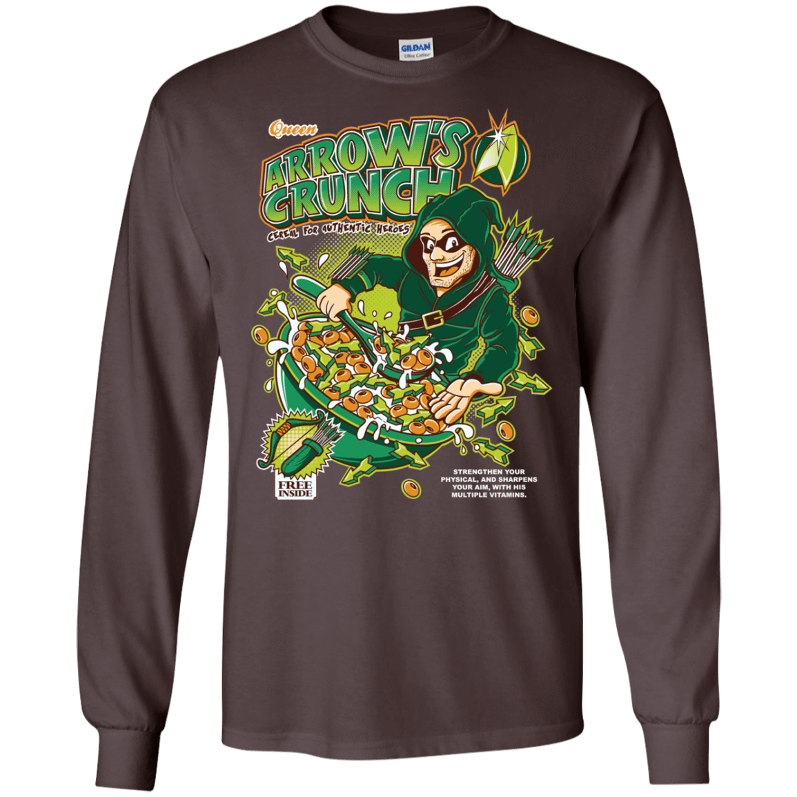 T-Shirts Dark Chocolate / S Arrow's Crunch Men's Long Sleeve T-Shirt