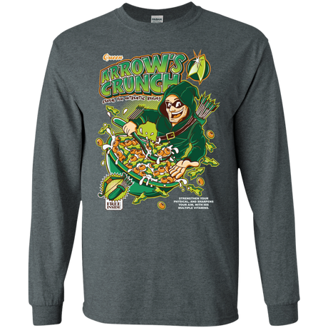 T-Shirts Dark Heather / S Arrow's Crunch Men's Long Sleeve T-Shirt