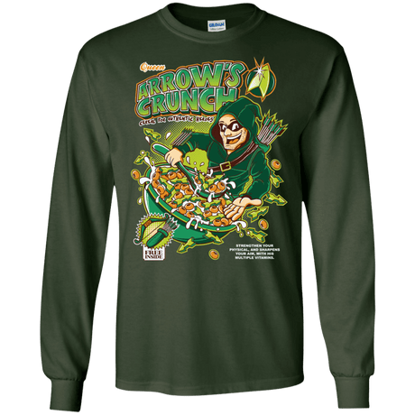 T-Shirts Forest Green / S Arrow's Crunch Men's Long Sleeve T-Shirt