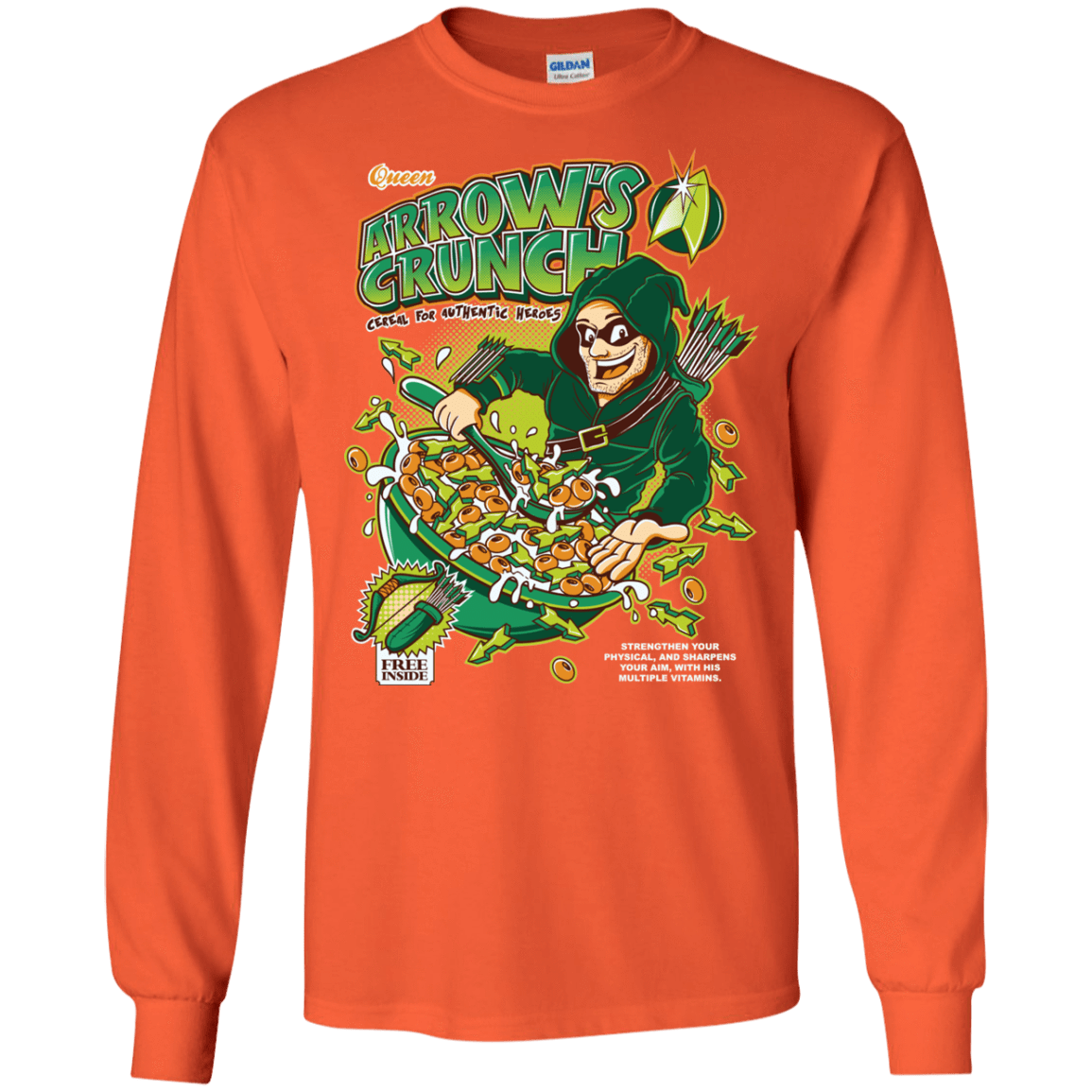 T-Shirts Orange / S Arrow's Crunch Men's Long Sleeve T-Shirt