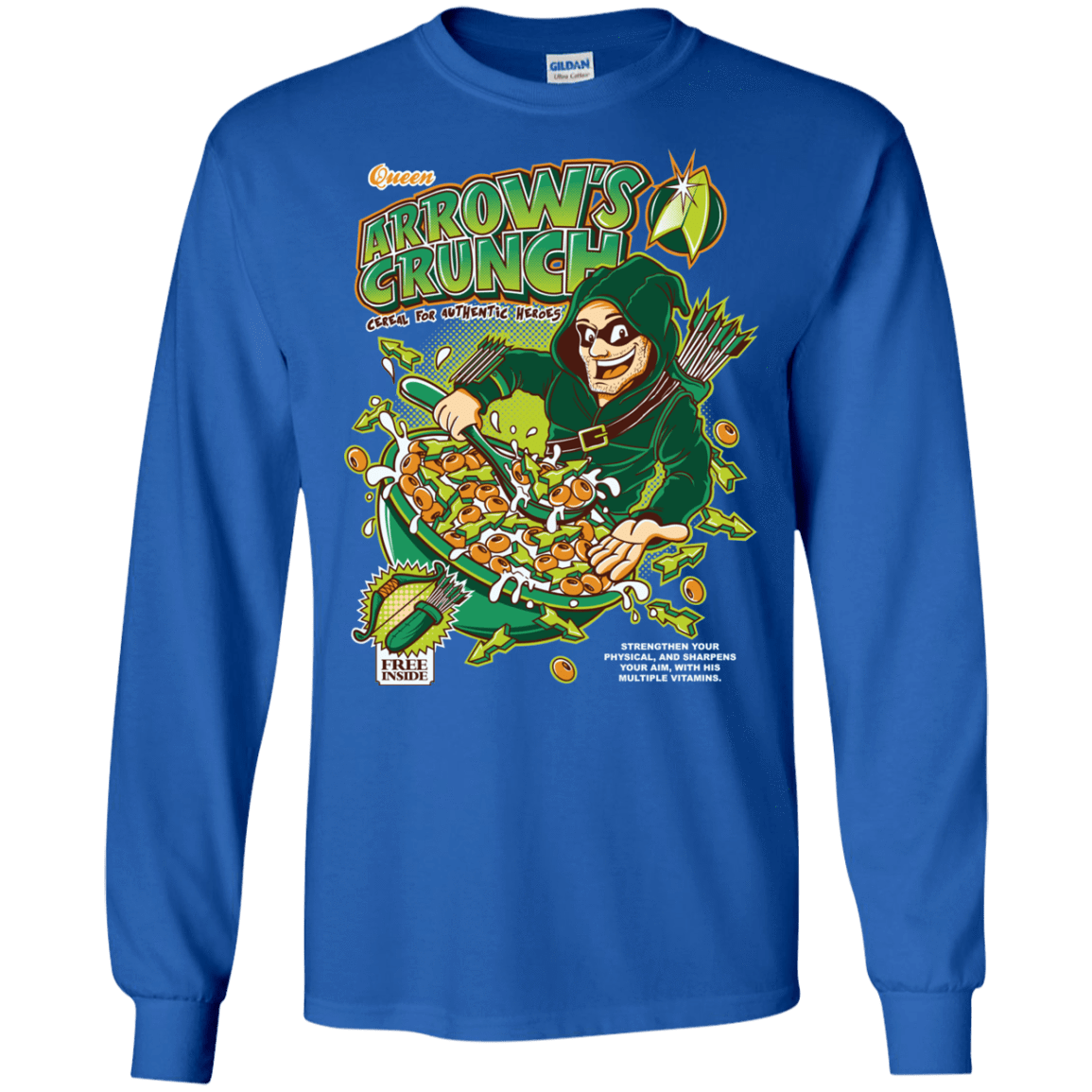 T-Shirts Royal / S Arrow's Crunch Men's Long Sleeve T-Shirt