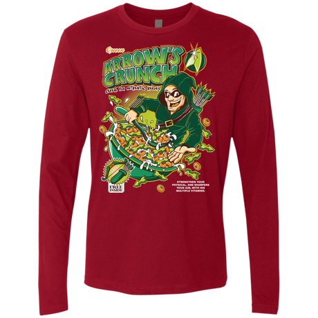 T-Shirts Cardinal / S Arrow's Crunch Men's Premium Long Sleeve