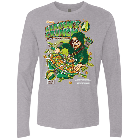 T-Shirts Heather Grey / S Arrow's Crunch Men's Premium Long Sleeve