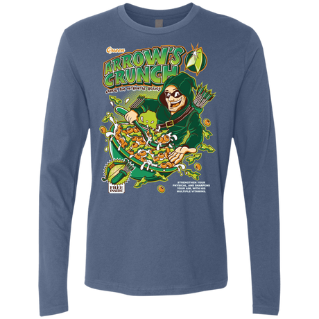 T-Shirts Indigo / S Arrow's Crunch Men's Premium Long Sleeve