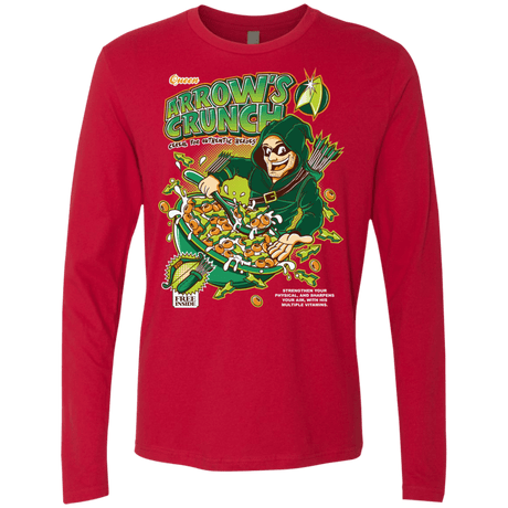 T-Shirts Red / S Arrow's Crunch Men's Premium Long Sleeve