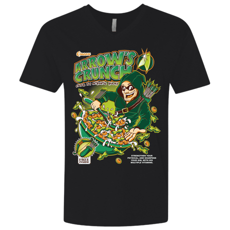 T-Shirts Black / X-Small Arrow's Crunch Men's Premium V-Neck