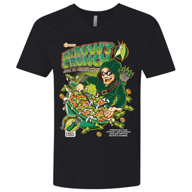 T-Shirts Black / X-Small Arrow's Crunch Men's Premium V-Neck