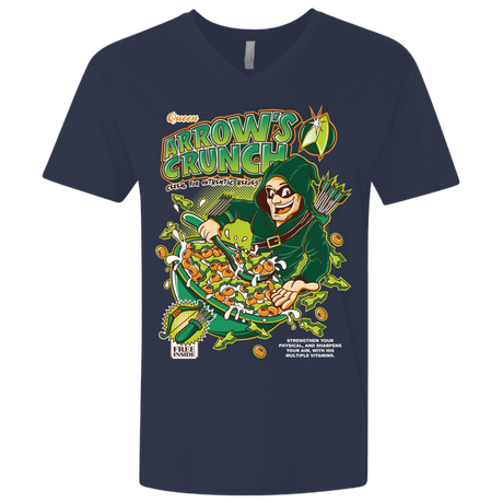 T-Shirts Midnight Navy / X-Small Arrow's Crunch Men's Premium V-Neck