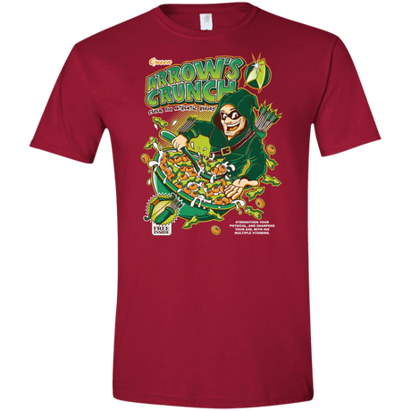T-Shirts Cardinal Red / S Arrow's Crunch Men's Semi-Fitted Softstyle
