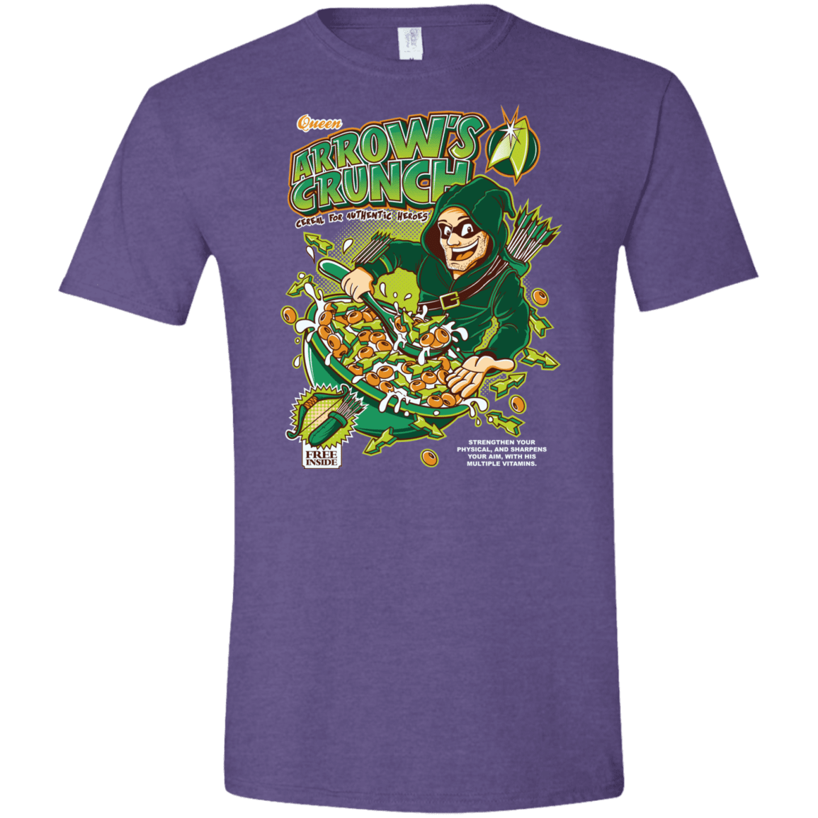 T-Shirts Heather Purple / S Arrow's Crunch Men's Semi-Fitted Softstyle