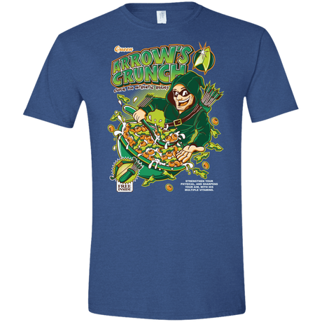T-Shirts Heather Royal / X-Small Arrow's Crunch Men's Semi-Fitted Softstyle