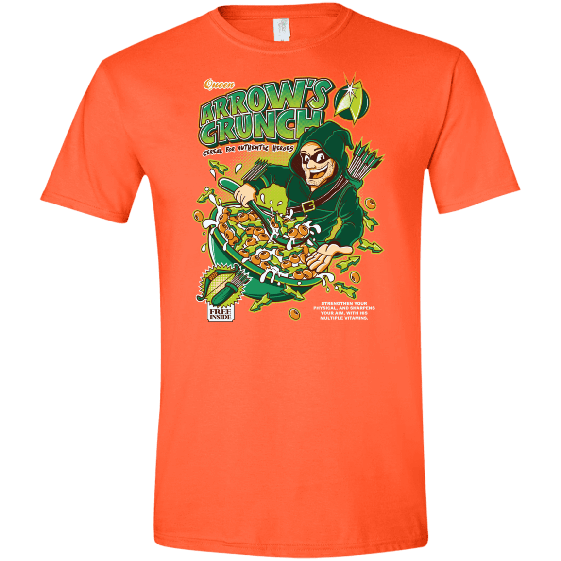 T-Shirts Orange / S Arrow's Crunch Men's Semi-Fitted Softstyle