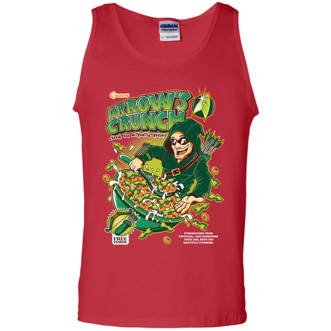 T-Shirts Red / S Arrow's Crunch Men's Tank Top