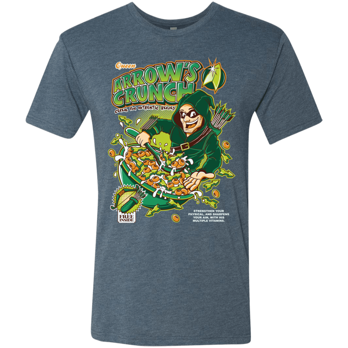 T-Shirts Indigo / S Arrow's Crunch Men's Triblend T-Shirt