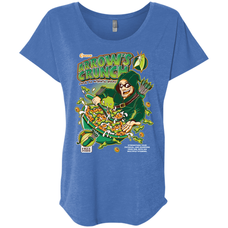 T-Shirts Vintage Royal / X-Small Arrow's Crunch Triblend Dolman Sleeve
