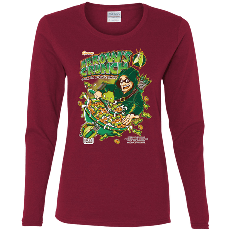 T-Shirts Cardinal / S Arrow's Crunch Women's Long Sleeve T-Shirt