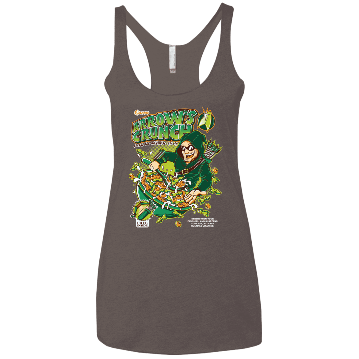 T-Shirts Macchiato / X-Small Arrow's Crunch Women's Triblend Racerback Tank