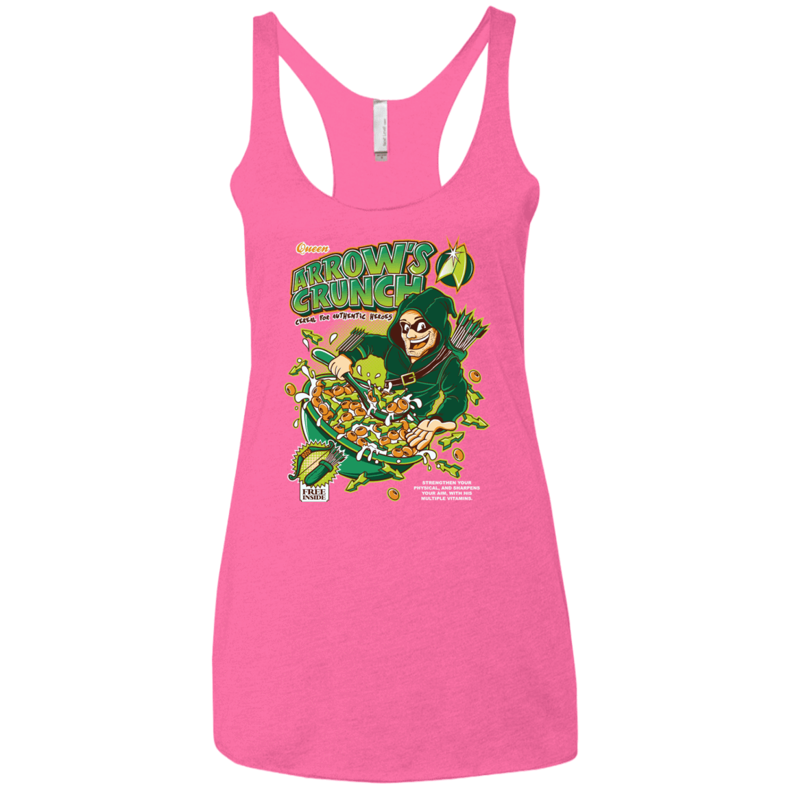 T-Shirts Vintage Pink / X-Small Arrow's Crunch Women's Triblend Racerback Tank