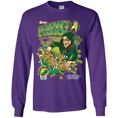 T-Shirts Purple / YS Arrow's Crunch Youth Long Sleeve T-Shirt