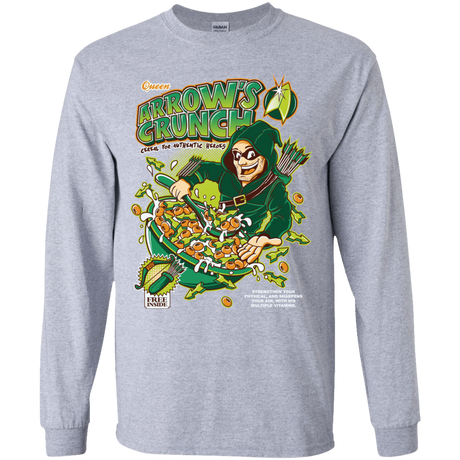 T-Shirts Sport Grey / YS Arrow's Crunch Youth Long Sleeve T-Shirt