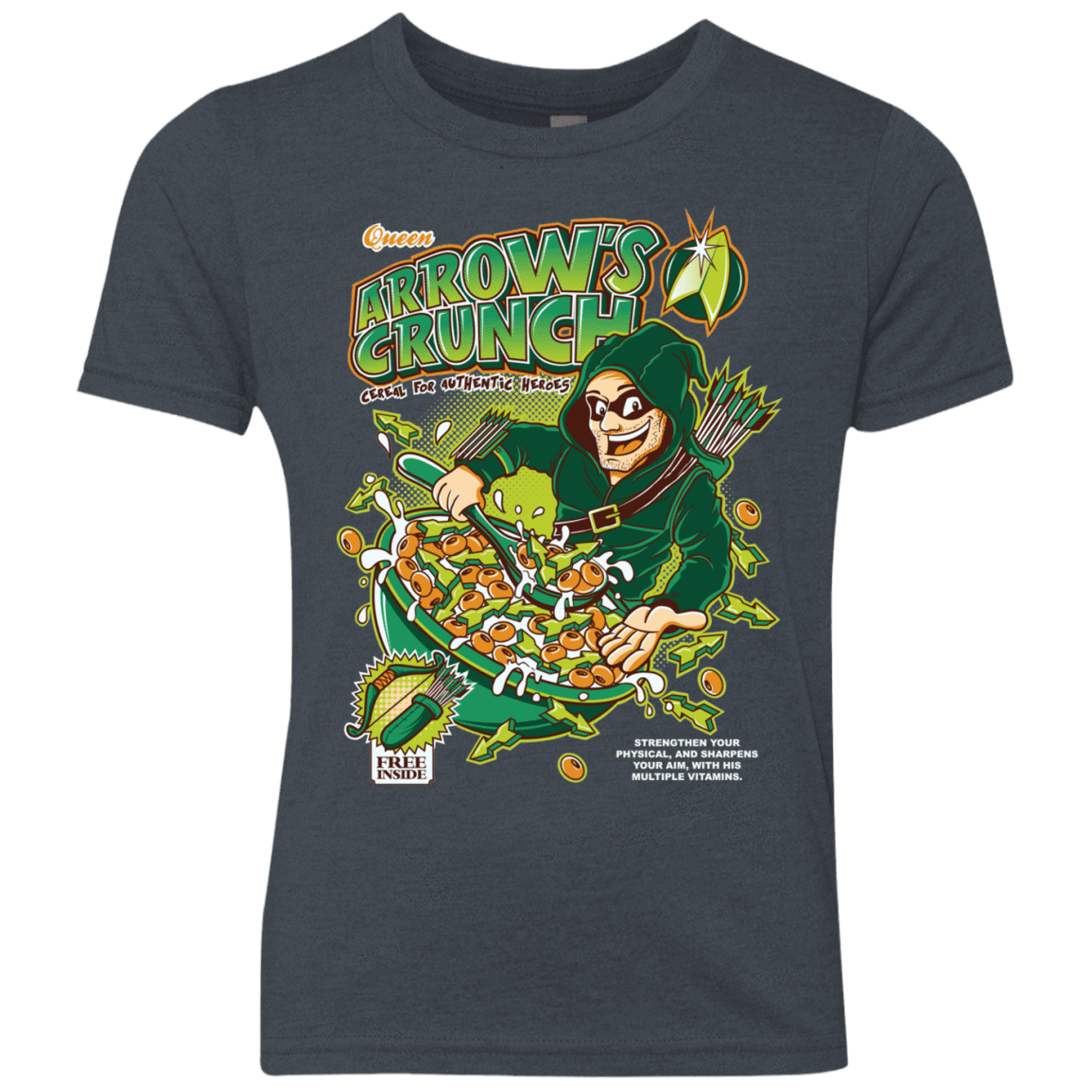 T-Shirts Vintage Navy / YXS Arrow's Crunch Youth Triblend T-Shirt