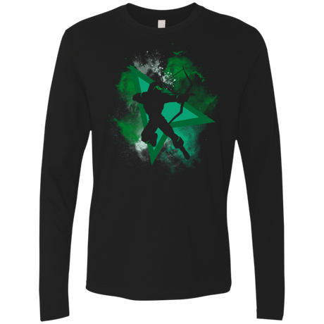 T-Shirts Black / Small Arrow Space Men's Premium Long Sleeve