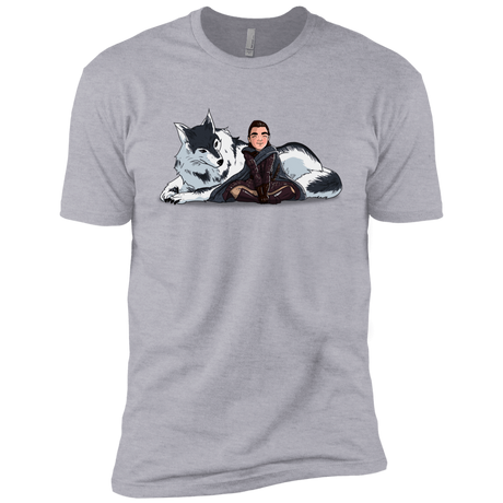 T-Shirts Heather Grey / YXS Arya and Nymeria Boys Premium T-Shirt