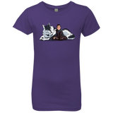 T-Shirts Purple Rush / YXS Arya and Nymeria Girls Premium T-Shirt
