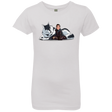 T-Shirts White / YXS Arya and Nymeria Girls Premium T-Shirt