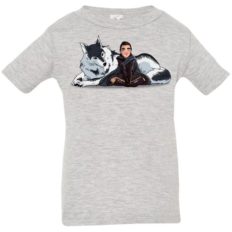 T-Shirts Heather Grey / 6 Months Arya and Nymeria Infant Premium T-Shirt