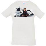 T-Shirts White / 6 Months Arya and Nymeria Infant Premium T-Shirt