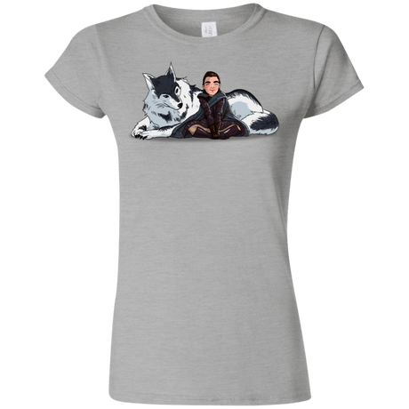 T-Shirts Sport Grey / S Arya and Nymeria Junior Slimmer-Fit T-Shirt