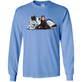 T-Shirts Carolina Blue / S Arya and Nymeria Men's Long Sleeve T-Shirt