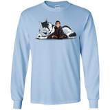 T-Shirts Light Blue / S Arya and Nymeria Men's Long Sleeve T-Shirt