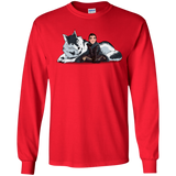 T-Shirts Red / S Arya and Nymeria Men's Long Sleeve T-Shirt