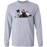 T-Shirts Sport Grey / S Arya and Nymeria Men's Long Sleeve T-Shirt