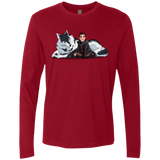 T-Shirts Cardinal / S Arya and Nymeria Men's Premium Long Sleeve