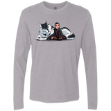 T-Shirts Heather Grey / S Arya and Nymeria Men's Premium Long Sleeve