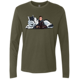 T-Shirts Military Green / S Arya and Nymeria Men's Premium Long Sleeve