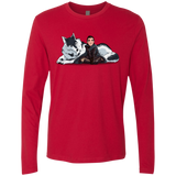 T-Shirts Red / S Arya and Nymeria Men's Premium Long Sleeve