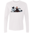 T-Shirts White / S Arya and Nymeria Men's Premium Long Sleeve