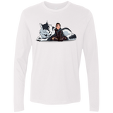 T-Shirts White / S Arya and Nymeria Men's Premium Long Sleeve