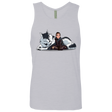 T-Shirts Heather Grey / S Arya and Nymeria Men's Premium Tank Top