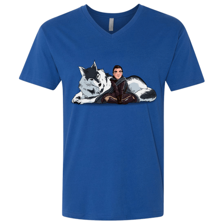 T-Shirts Royal / X-Small Arya and Nymeria Men's Premium V-Neck