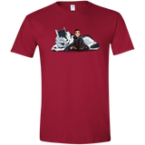 T-Shirts Cardinal Red / S Arya and Nymeria Men's Semi-Fitted Softstyle